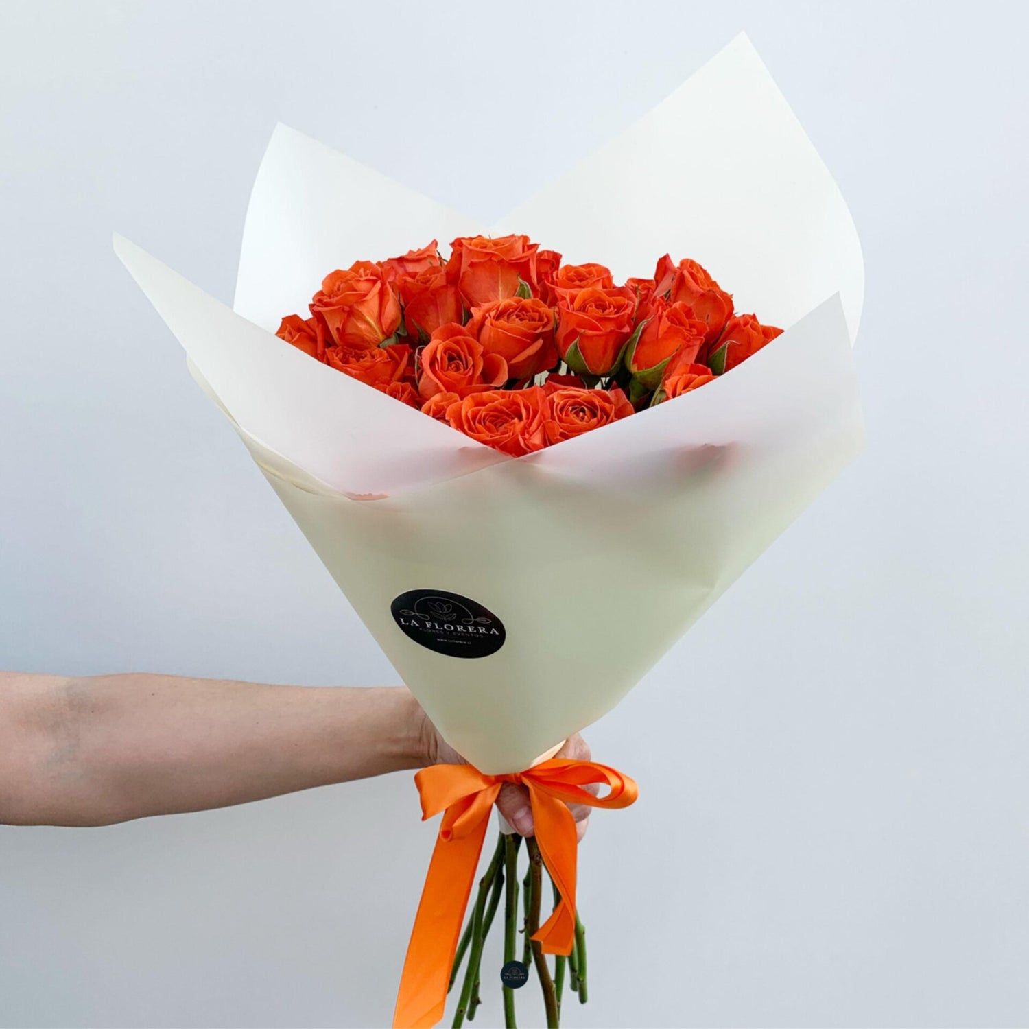 MINI ROSAS NARANJAS