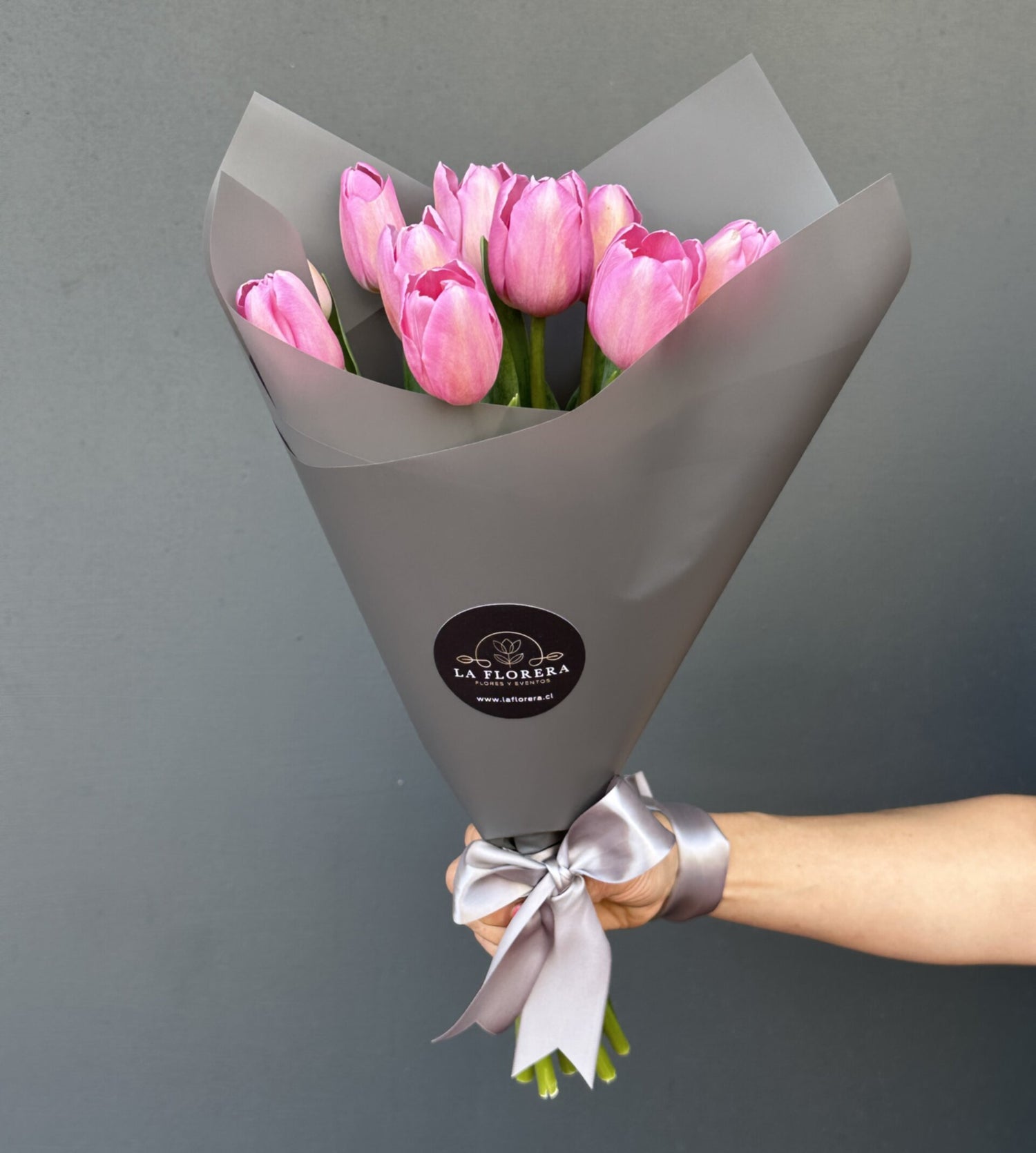 RAMO TULIPANES ROSADOS 10 VARAS